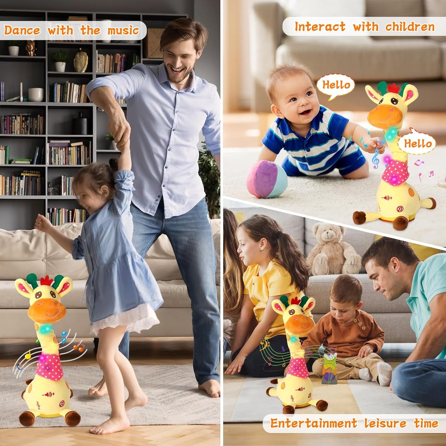 Dancing Giraffe Singing Toy